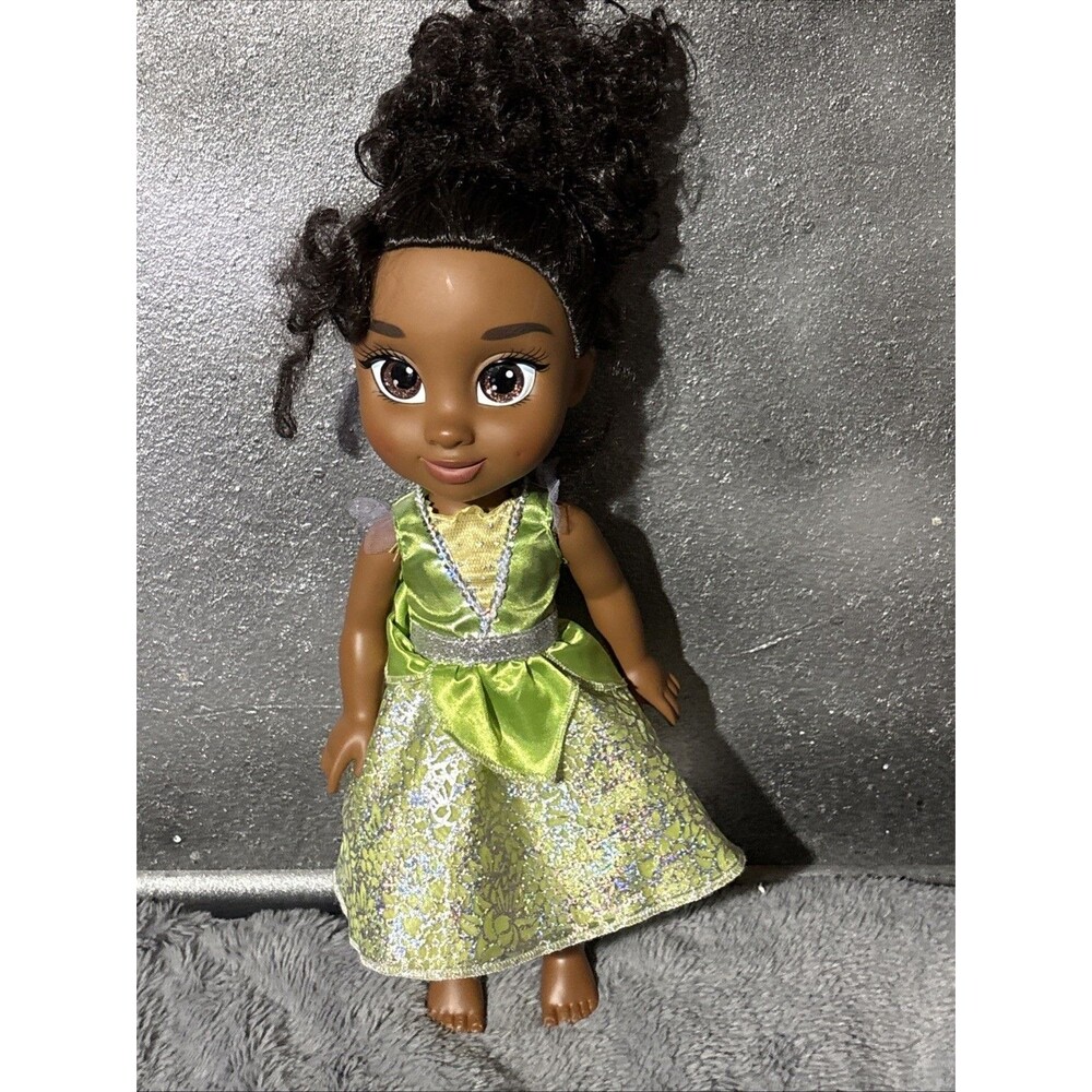 Disney Princess Doll my friend Tiana 14” moveable limbs Dress  Princess And Frog